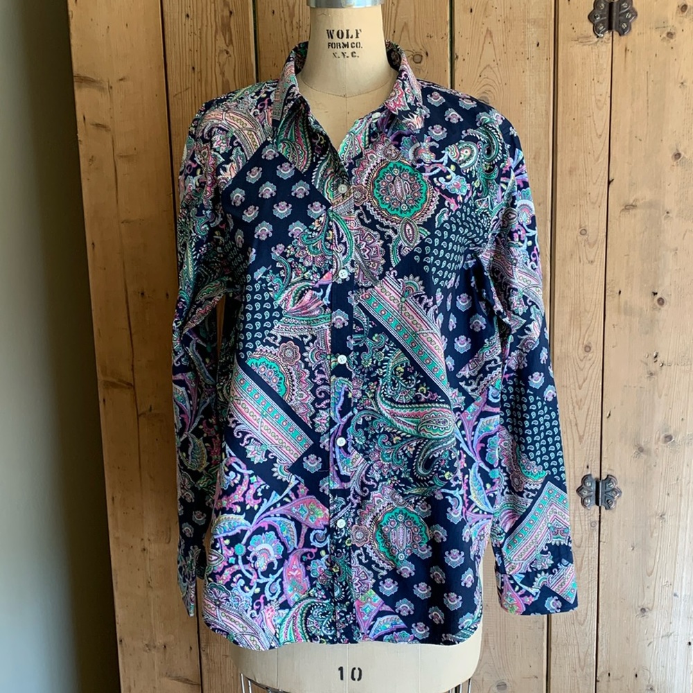 Lauren Ralph Lauren bottom front blouse.